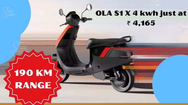 OLA S1 X 4 kWh Electric Scooter